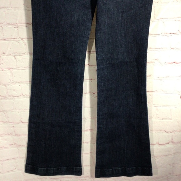 GAP Mid Rise Trouser Blue Denim Jeans - Size 6 - Picture 6 of 9